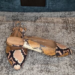 Madewell Multicolor Snake Print Flats